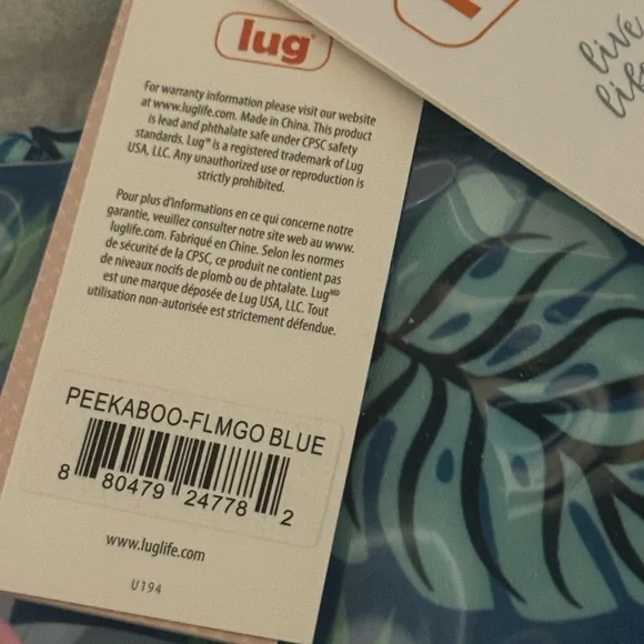 Flamingo Print Peakaboo Tote Bag - Picture 2 of 3